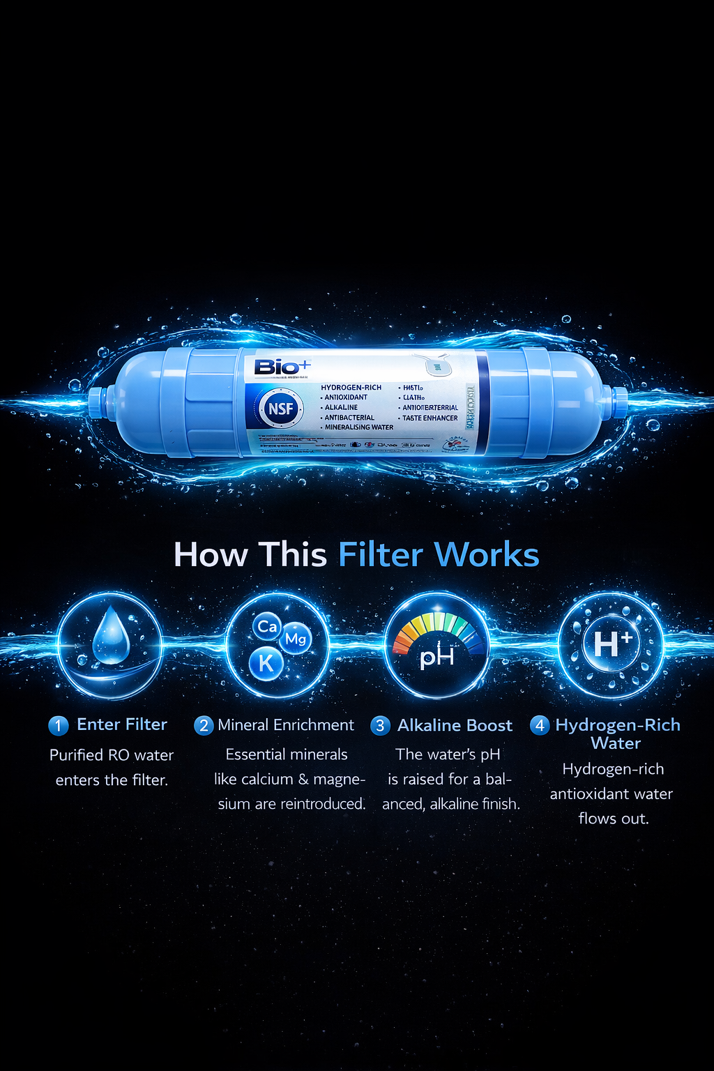 Hydrogen Water Filter (Installation/Replacement)